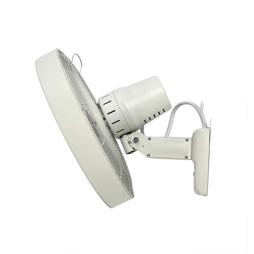 ZEVENTI - Nástěnný ventilátor FREEZE 50W/230V pr. 40 cm bílá + dálkové ovládání