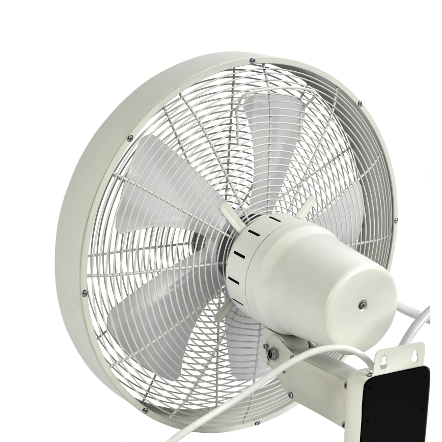 ZEVENTI - Nástěnný ventilátor FREEZE 50W/230V pr. 40 cm bílá + dálkové ovládání