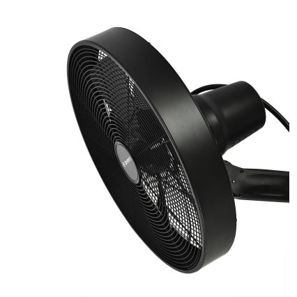 ZEVENTI - Nástěnný ventilátor FREEZE 50W/230V pr. 40 cm černá + dálkové ovládání