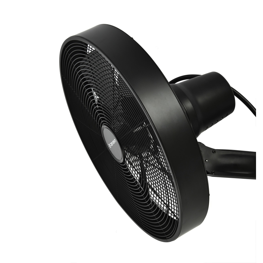 ZEVENTI - Nástěnný ventilátor FREEZE 50W/230V pr. 40 cm černá + dálkové ovládání