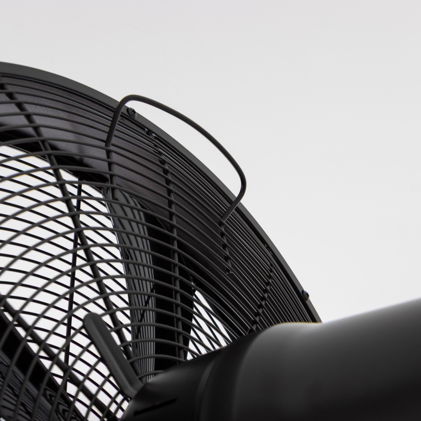 ZEVENTI - Nástěnný ventilátor FREEZE 50W/230V pr. 40 cm černá + dálkové ovládání