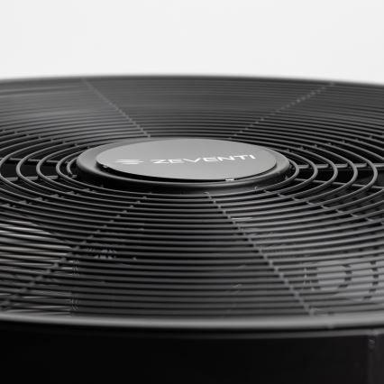 ZEVENTI - Nástěnný ventilátor FREEZE 50W/230V pr. 40 cm černá + dálkové ovládání
