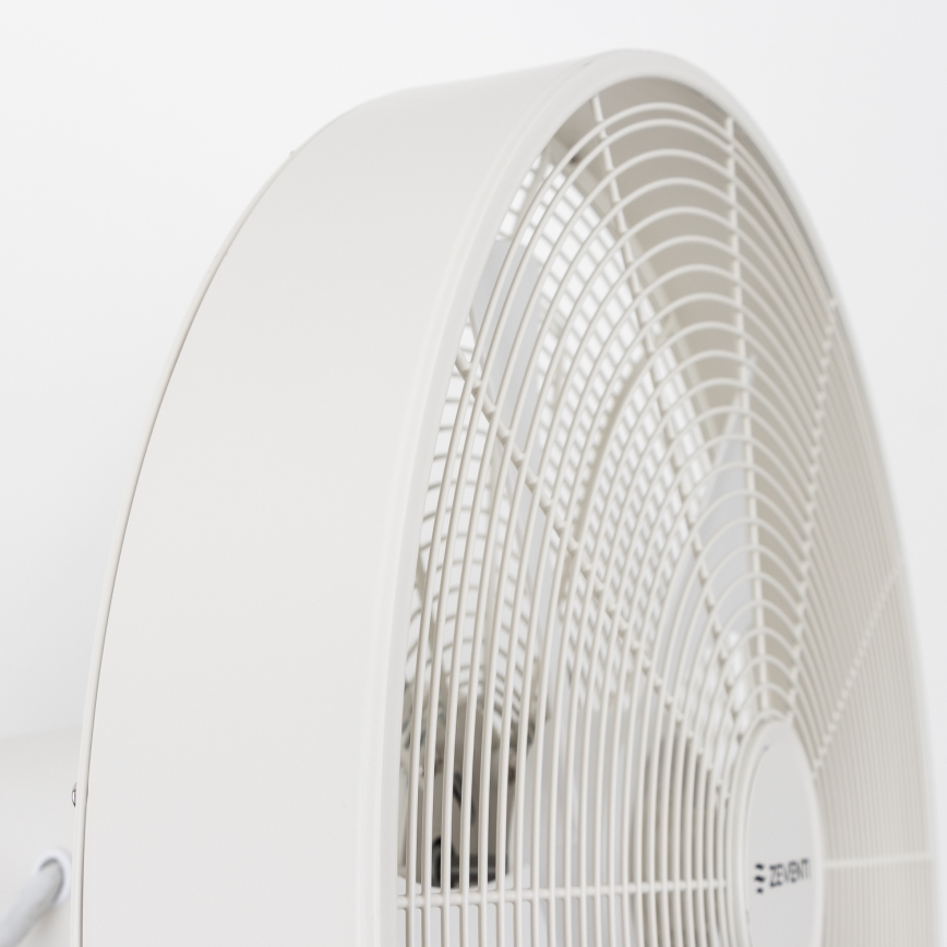 ZEVENTI - Nástěnný ventilátor FREEZE 50W/230V pr. 45 cm bílá + dálkové ovládání