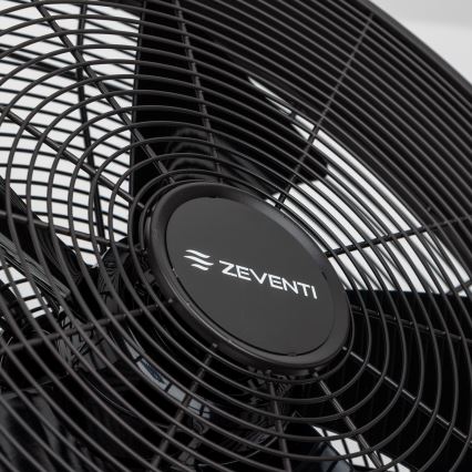 ZEVENTI - Nástěnný ventilátor FREEZE 50W/230V pr. 45 cm černá + dálkové ovládání