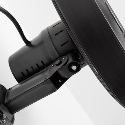 ZEVENTI - Nástěnný ventilátor FREEZE 50W/230V pr. 45 cm černá + dálkové ovládání