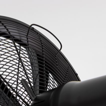ZEVENTI - Nástěnný ventilátor FREEZE 50W/230V pr. 45 cm černá + dálkové ovládání