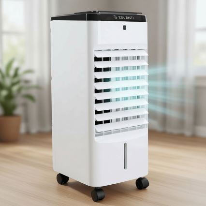 ZEVENTI - Ochlazovač vzduchu ARCTIC 60W/230V černá/bílá + dálkové ovládání