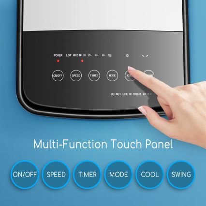 ZEVENTI - Ochlazovač vzduchu ARCTIC 60W/230V černá/bílá