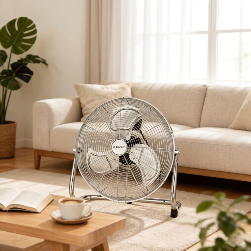 ZEVENTI - Podlahový ventilátor FLOW 100W/230V
