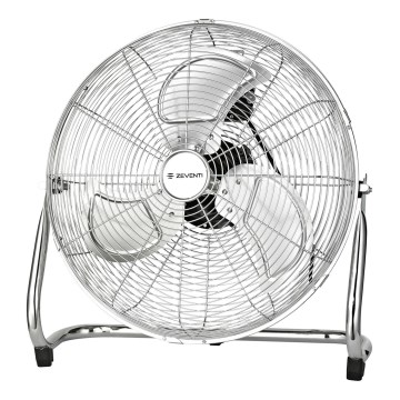 ZEVENTI - Podlahový ventilátor FLOW 100W/230V lesklý chrom