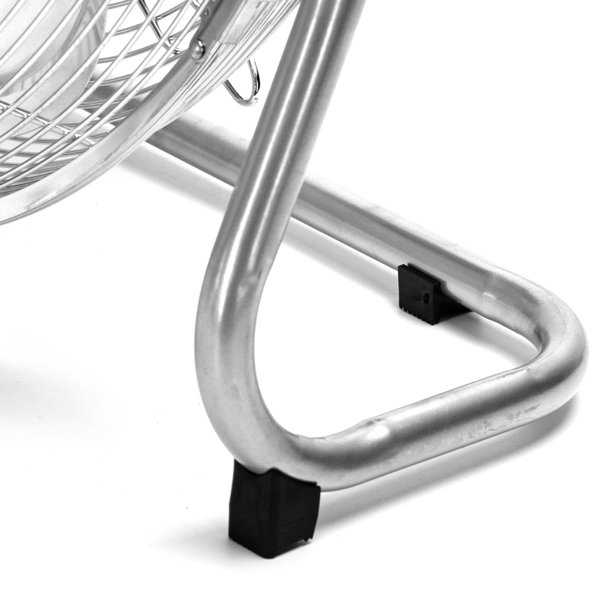 ZEVENTI - Podlahový ventilátor FLOW 60W/230V 44,5 cm lesklý chrom