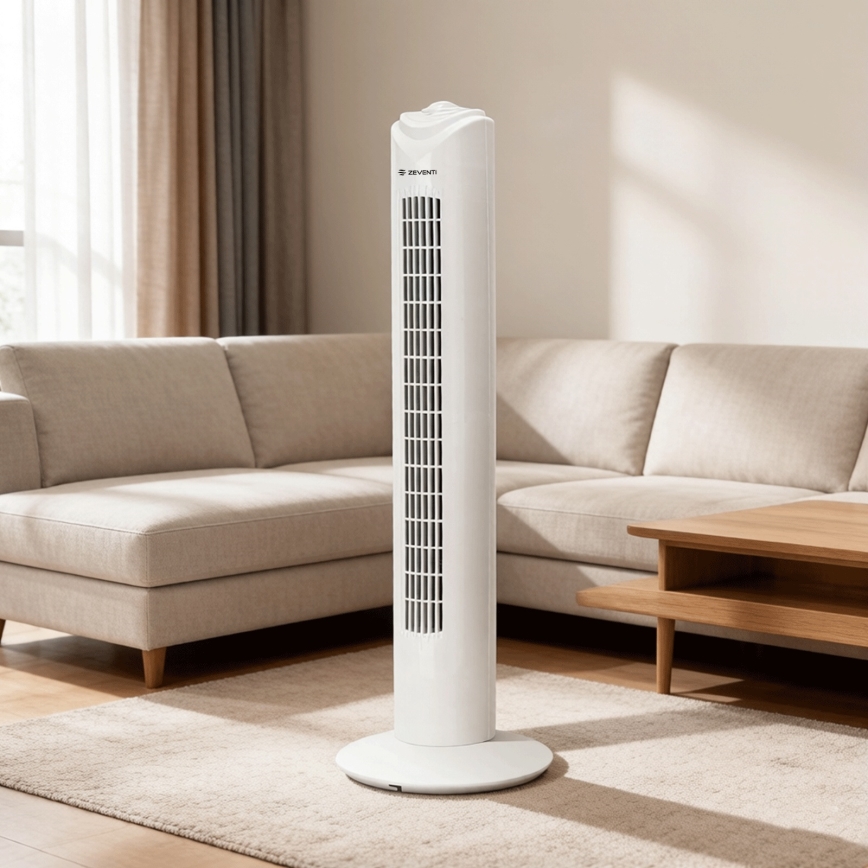 ZEVENTI - Sloupový ventilátor FLOW 45W/230V
