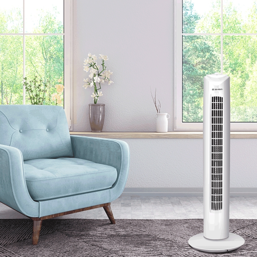 ZEVENTI - Sloupový ventilátor FLOW 45W/230V