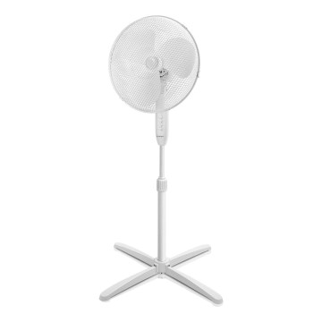 ZEVENTI - Stojanový ventilátor 40W/230V bílá