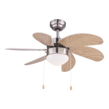 ZEVENTI - Stropní ventilátor FAMARA 1xE14/60W/230V béžová