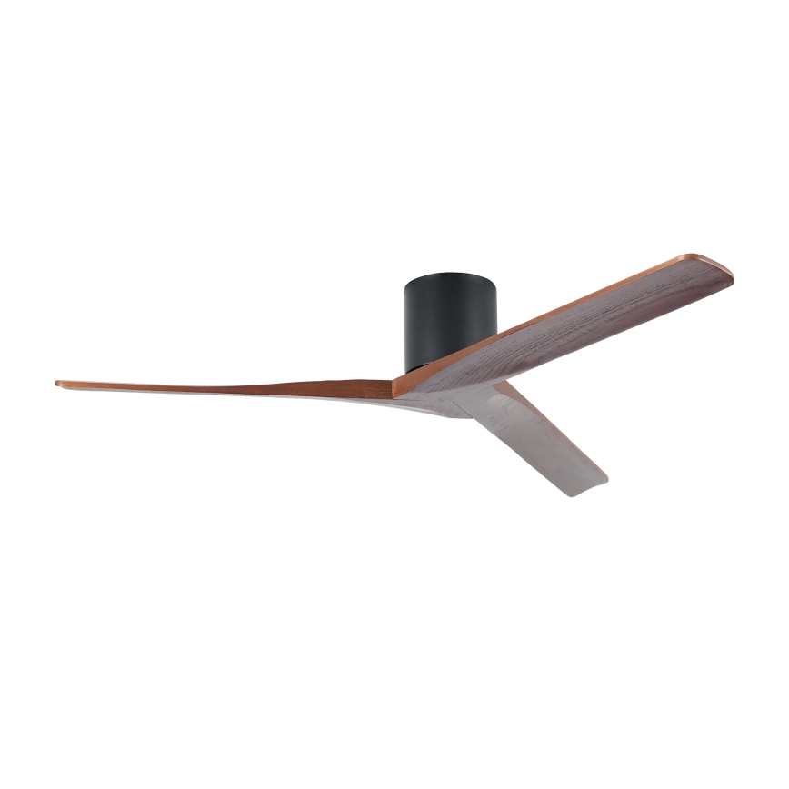 ZEVENTI - Stropní ventilátor VELLON Wi-Fi Tuya černá/ořech + dálkové ovládání