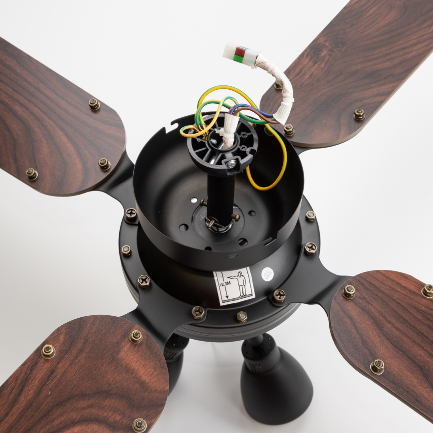 ZEVENTI - Stropní ventilátor ZURRIOLA 3xGU10/50W/230V