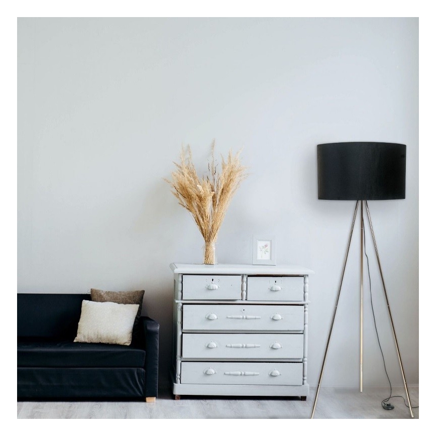 Zuma Line - Stojací lampa 1xE27/40/230V černá