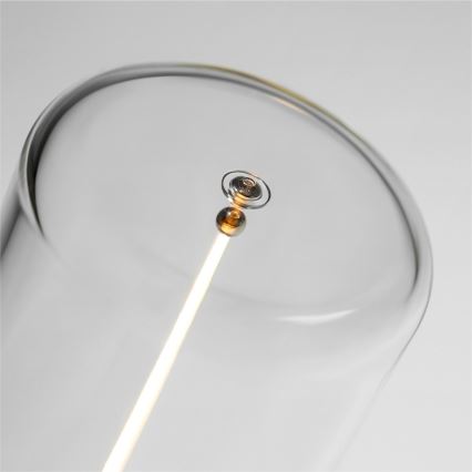 Zuma Line - LED Stmívatelná nabíjecí stolní lampa LED/0,5W/230V černá IP54