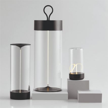 Zuma Line - LED Stmívatelná nabíjecí stolní lampa LED/0,5W/230V černá IP54