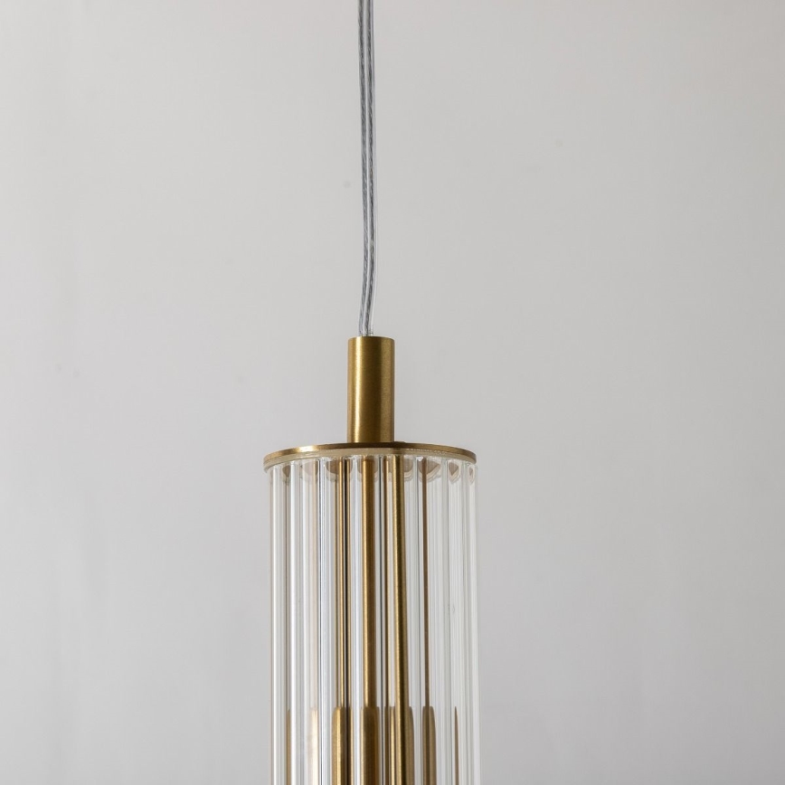 Zuma Line - Lustr na lanku 1xE14/7W/230V zlatá