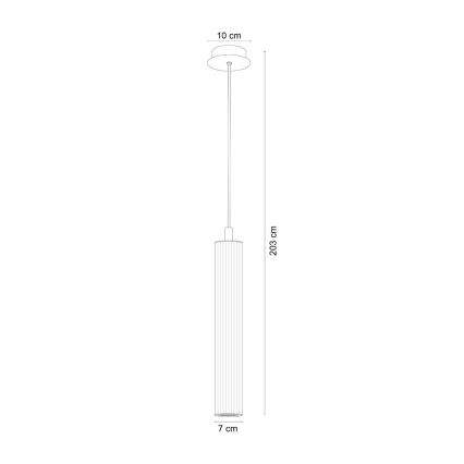 Zuma Line - Lustr na lanku 1xE14/7W/230V zlatá