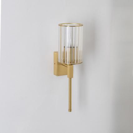 Zuma Line - Nástěnná lampa 1xE14/7W/230V zlatá