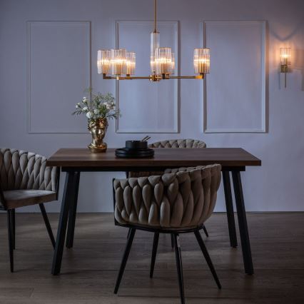 Zuma Line - Nástěnná lampa 1xE14/7W/230V zlatá