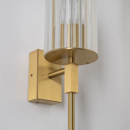 Zuma Line - Nástěnná lampa 1xE14/7W/230V zlatá