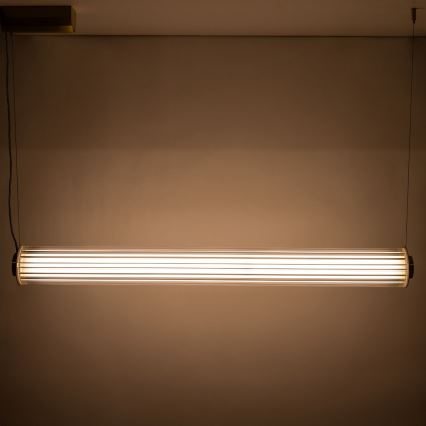 Zuma Line - LED Stmívatelný lustr na lanku LED/39W/230V 2700-6500K zlatá + dálkové ovládání