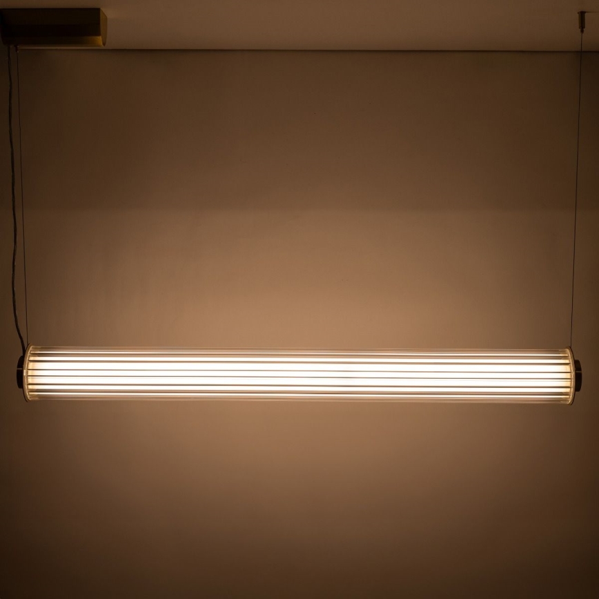 Zuma Line - LED Stmívatelný lustr na lanku LED/39W/230V 2700-6500K zlatá + dálkové ovládání