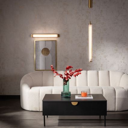 Zuma Line - LED Stmívatelný lustr na lanku LED/26W/230V 2700-6500K zlatá + dálkové ovládání