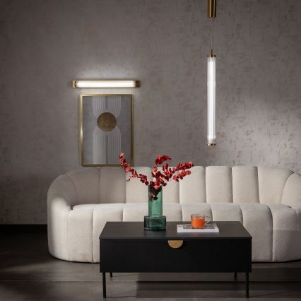 Zuma Line - LED Stmívatelný lustr na lanku LED/26W/230V 2700-6500K zlatá + dálkové ovládání