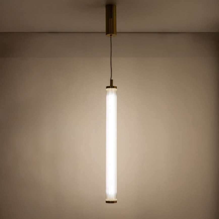 Zuma Line - LED Stmívatelný lustr na lanku LED/26W/230V 2700-6500K zlatá + dálkové ovládání