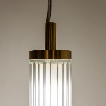 Zuma Line - LED Stmívatelný lustr na lanku LED/26W/230V 2700-6500K zlatá + dálkové ovládání