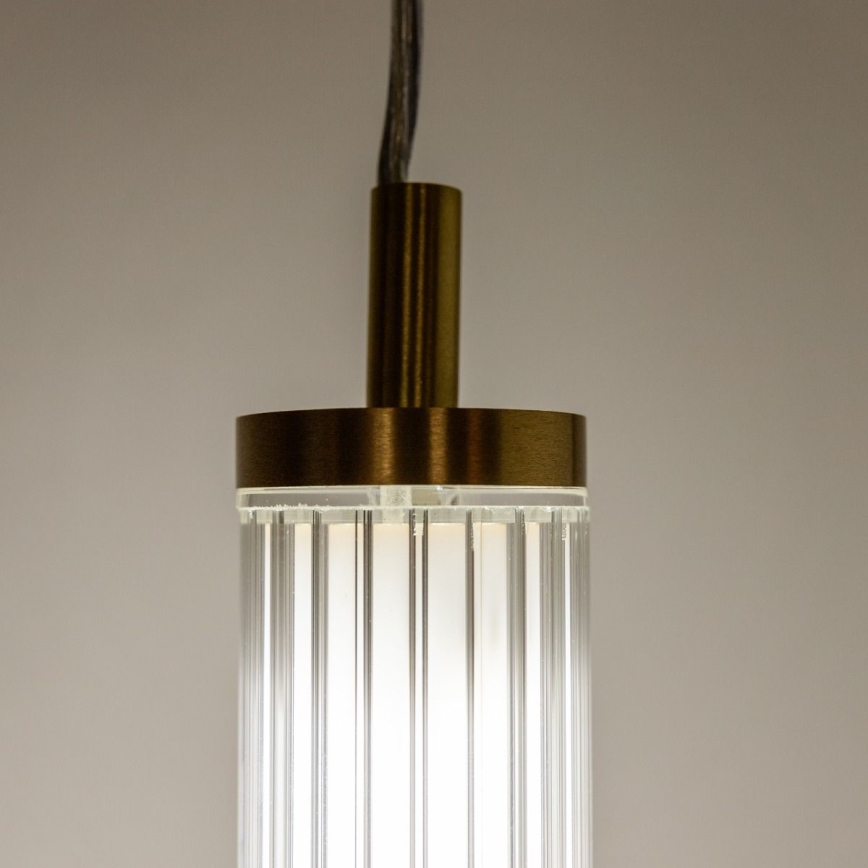 Zuma Line - LED Stmívatelný lustr na lanku LED/26W/230V 2700-6500K zlatá + dálkové ovládání