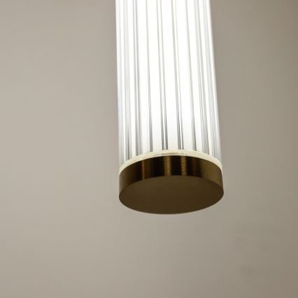 Zuma Line - LED Stmívatelný lustr na lanku LED/26W/230V 2700-6500K zlatá + dálkové ovládání
