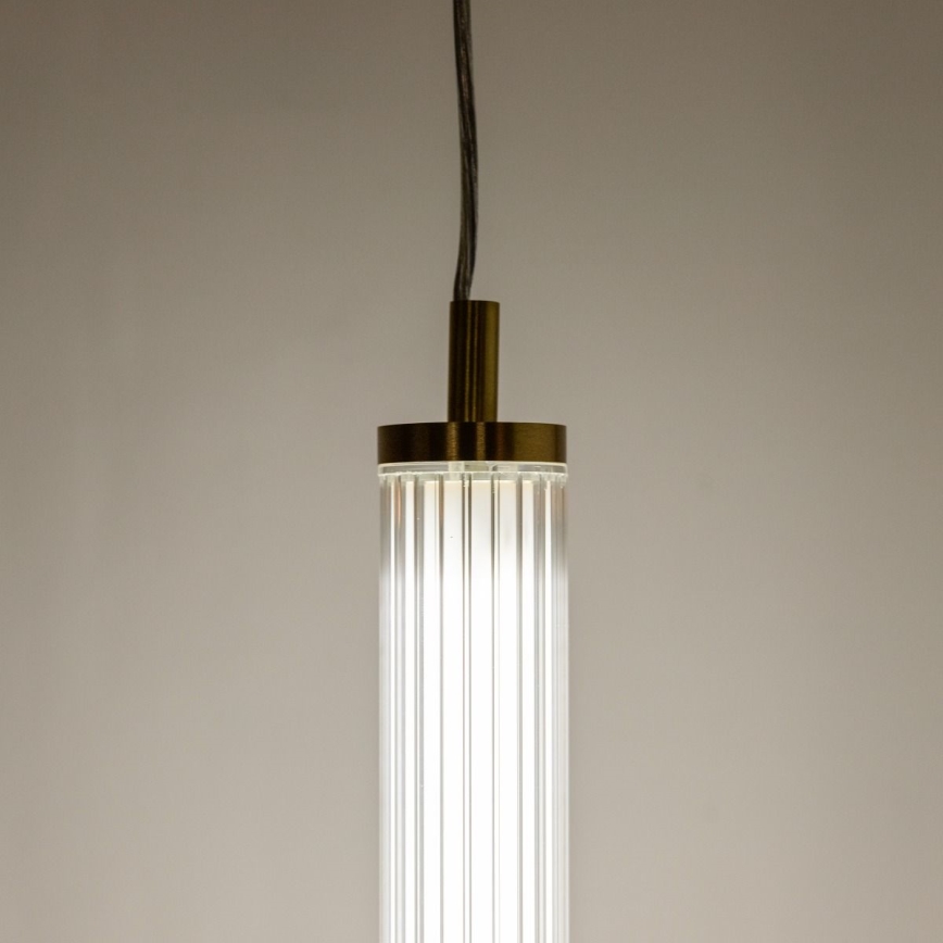 Zuma Line - LED Stmívatelný lustr na lanku LED/26W/230V 2700-6500K zlatá + dálkové ovládání