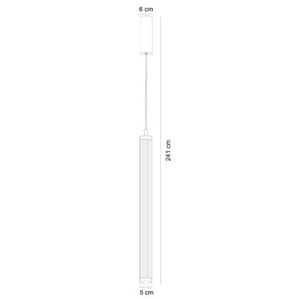 Zuma Line - LED Stmívatelný lustr na lanku LED/26W/230V 2700-6500K zlatá + dálkové ovládání