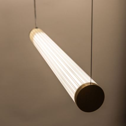 Zuma Line - LED Stmívatelný lustr na lanku LED/64W/230V 2700-6500K zlatá + dálkové ovládání