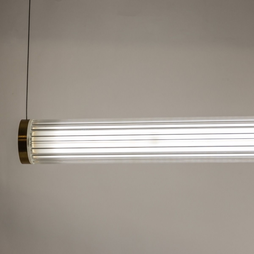 Zuma Line - LED Stmívatelný lustr na lanku LED/64W/230V 2700-6500K zlatá + dálkové ovládání
