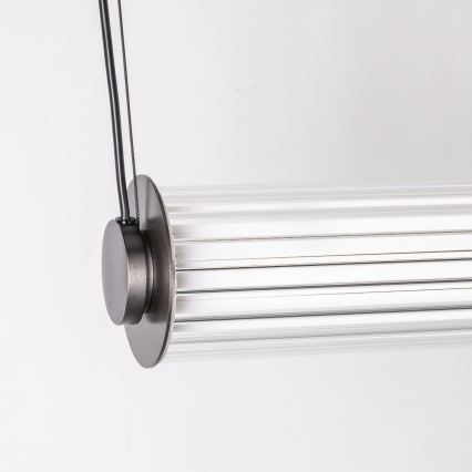 Zuma Line - LED Stmívatelný lustr na lanku LED/39W/230V 2700-6500K černá + dálkové ovládání