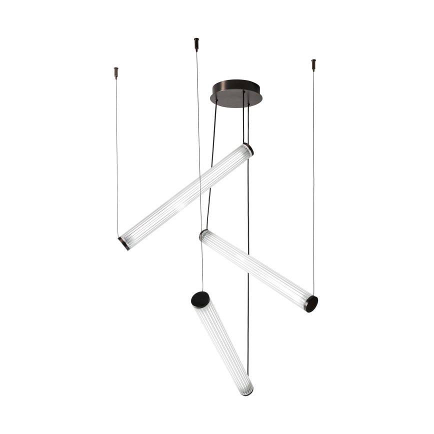 Zuma Line - LED Stmívatelný lustr na lanku LED/64W/230V 2700-6500K černá + dálkové ovládání