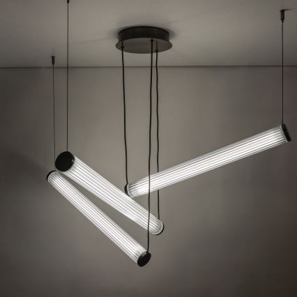 Zuma Line - LED Stmívatelný lustr na lanku LED/64W/230V 2700-6500K černá + dálkové ovládání