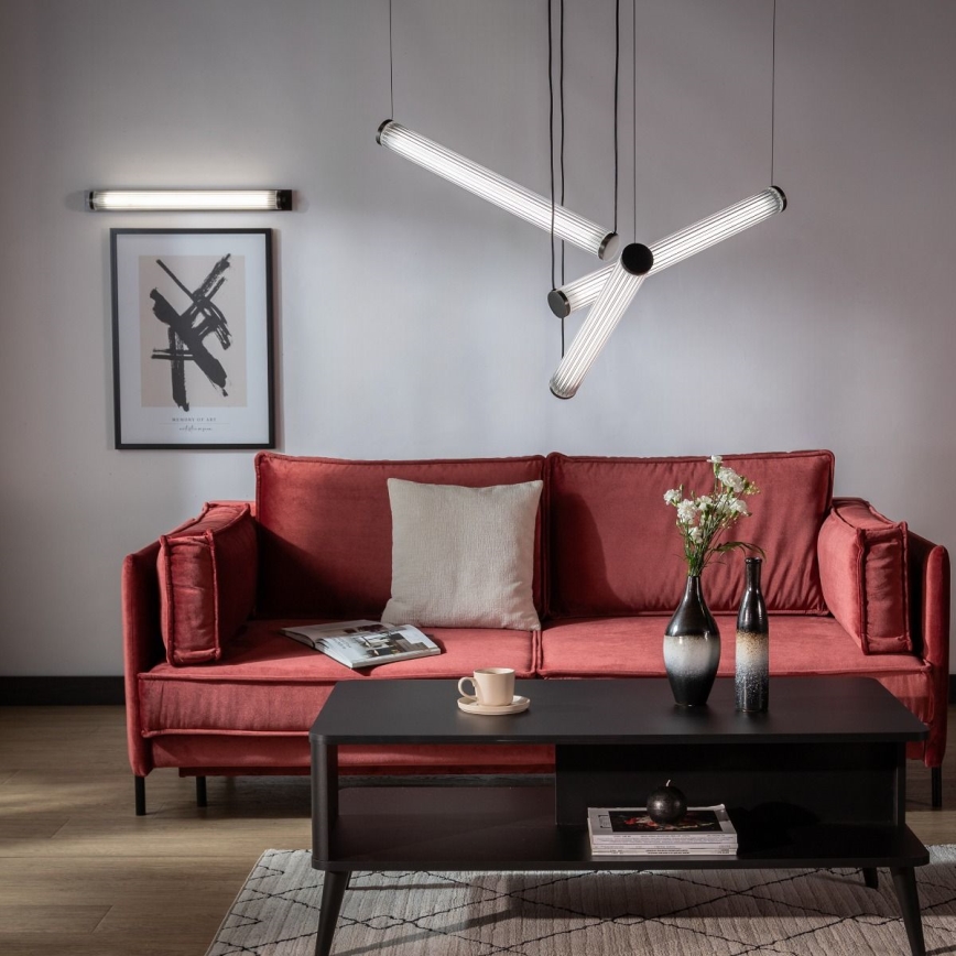 Zuma Line - LED Stmívatelný lustr na lanku LED/64W/230V 2700-6500K černá + dálkové ovládání