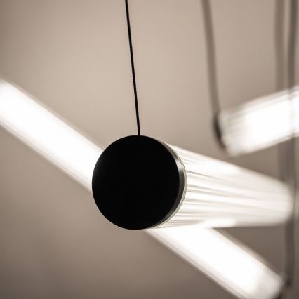 Zuma Line - LED Stmívatelný lustr na lanku LED/64W/230V 2700-6500K černá + dálkové ovládání