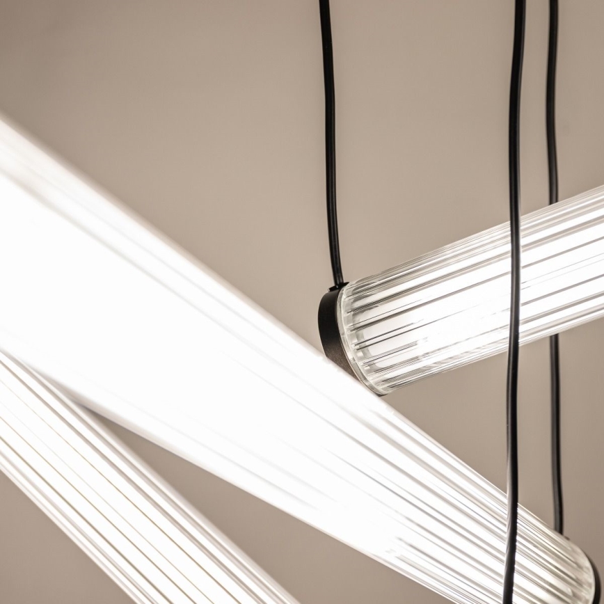Zuma Line - LED Stmívatelný lustr na lanku LED/64W/230V 2700-6500K černá + dálkové ovládání
