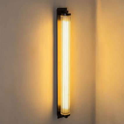 Zuma Line - LED Stmívatelné nástěnné svítidlo LED/26W/230V 2700-6500K černá + dálkové ovládání