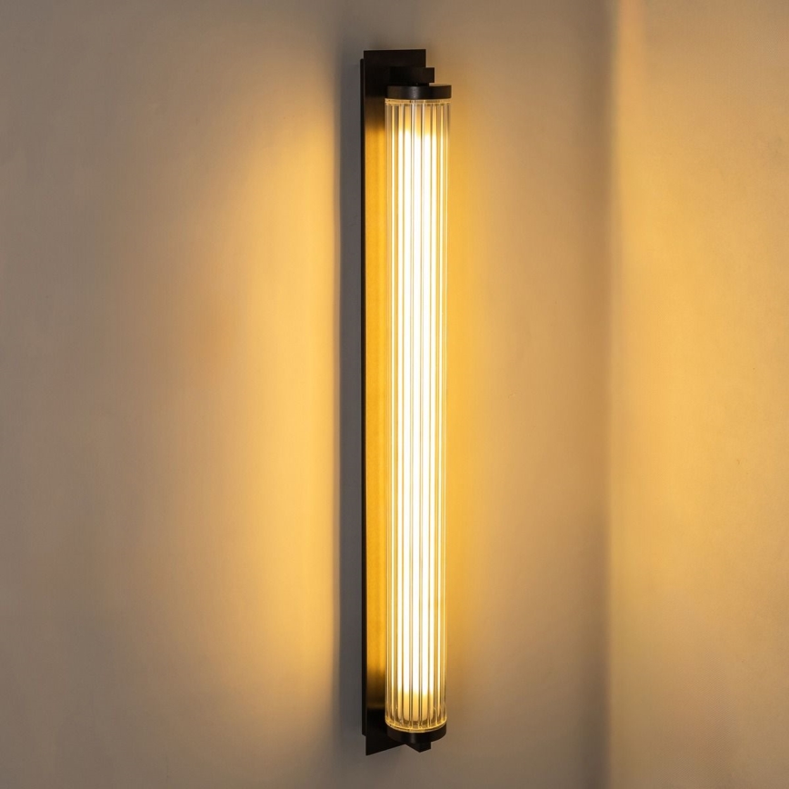 Zuma Line - LED Stmívatelné nástěnné svítidlo LED/26W/230V 2700-6500K černá + dálkové ovládání
