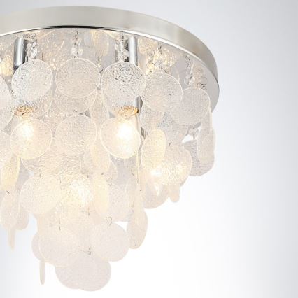 Zuma Line - Přisazený lustr 5xE14/40W/230V lesklý chrom